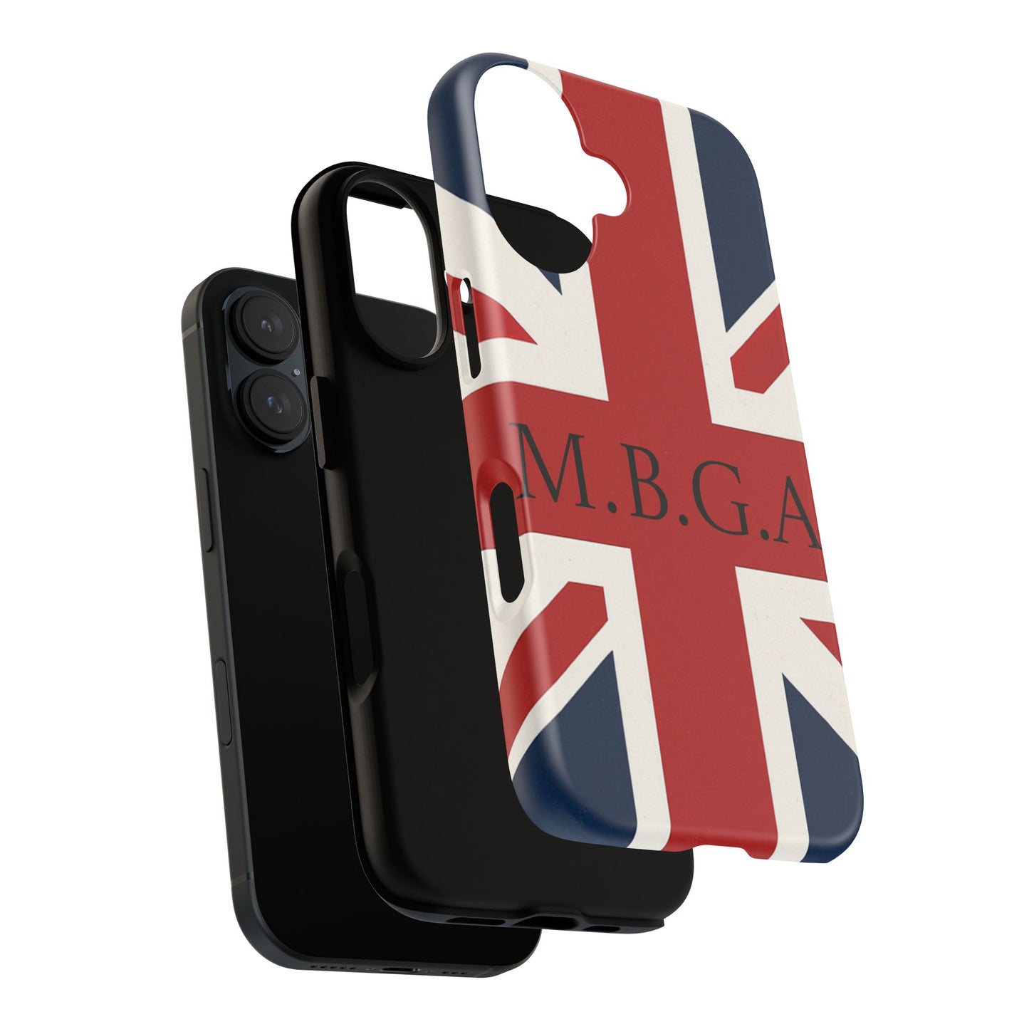 Union Jack Tough Phone Case, MGBA design