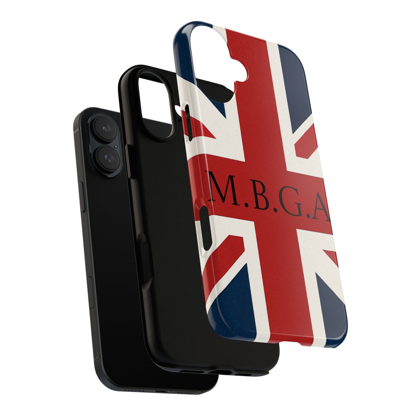 Union Jack Tough Phone Case, MGBA design
