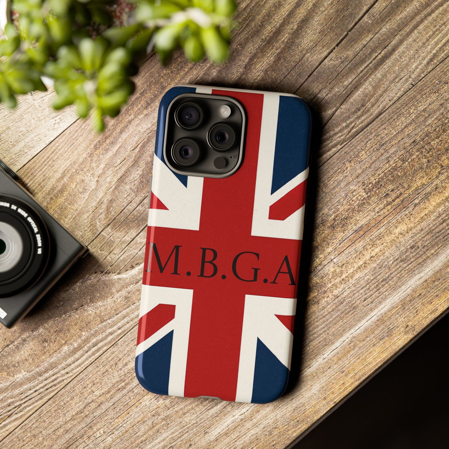 Union Jack Tough Phone Case, MGBA design
