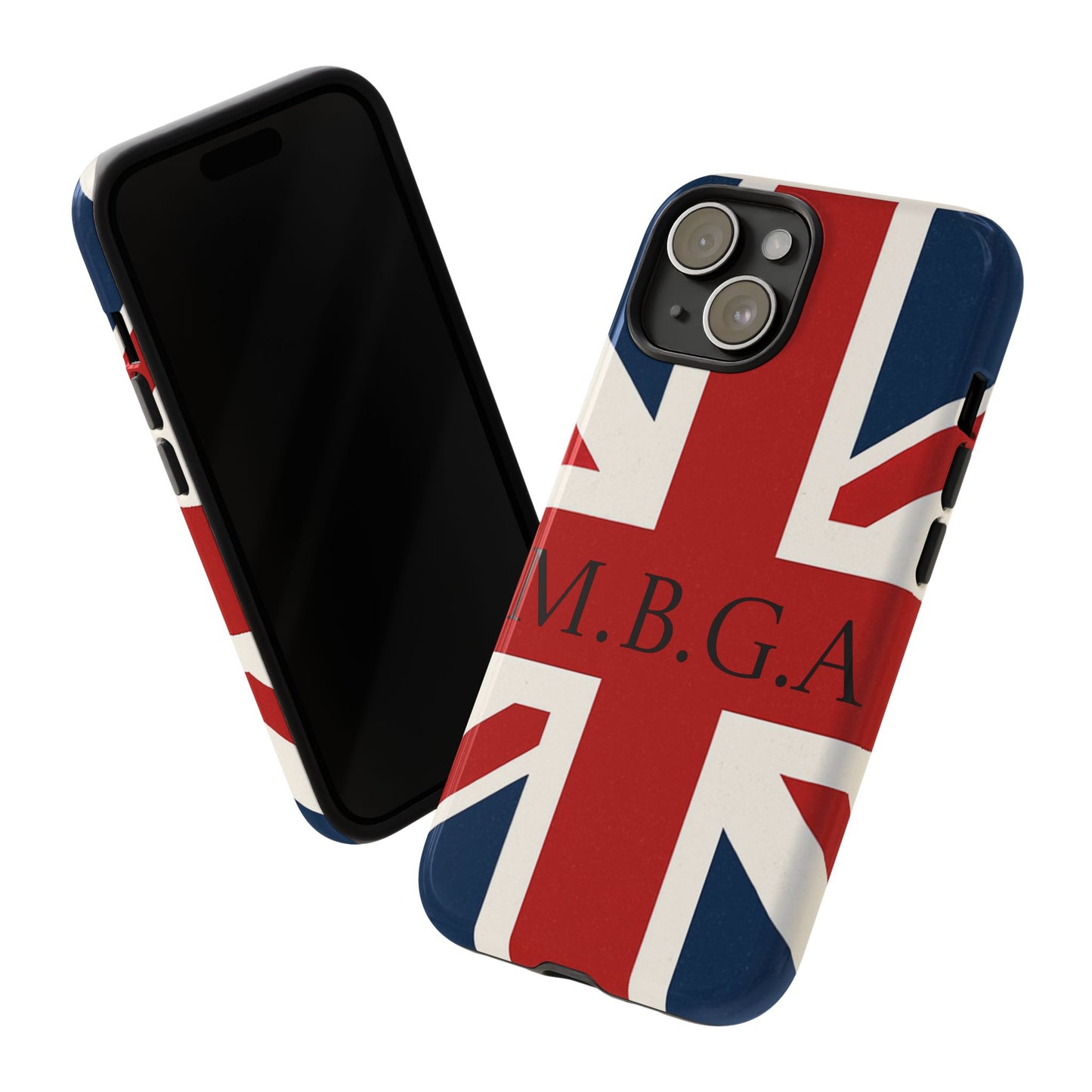 Union Jack Tough Phone Case, MGBA design