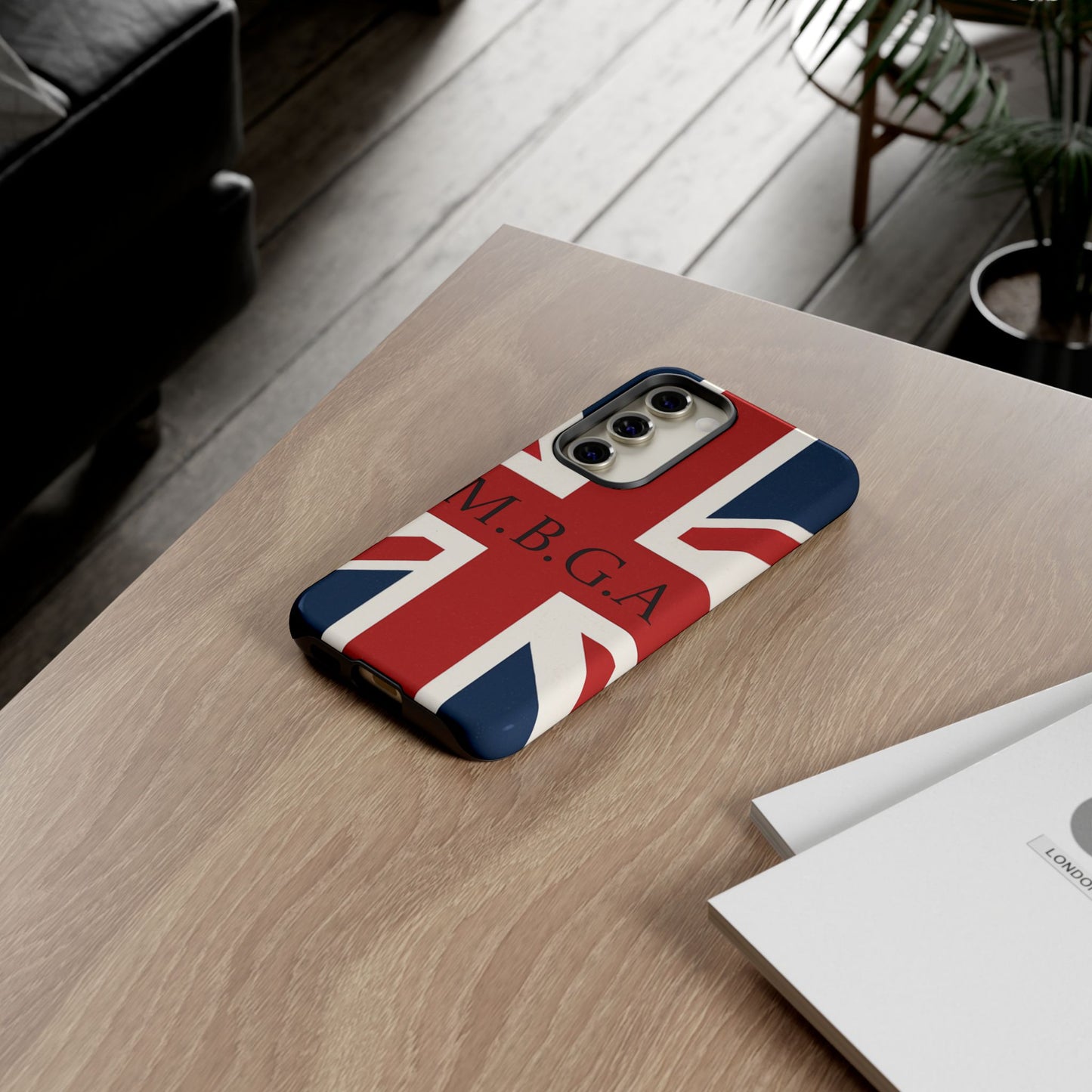 Union Jack Tough Phone Case, MGBA design