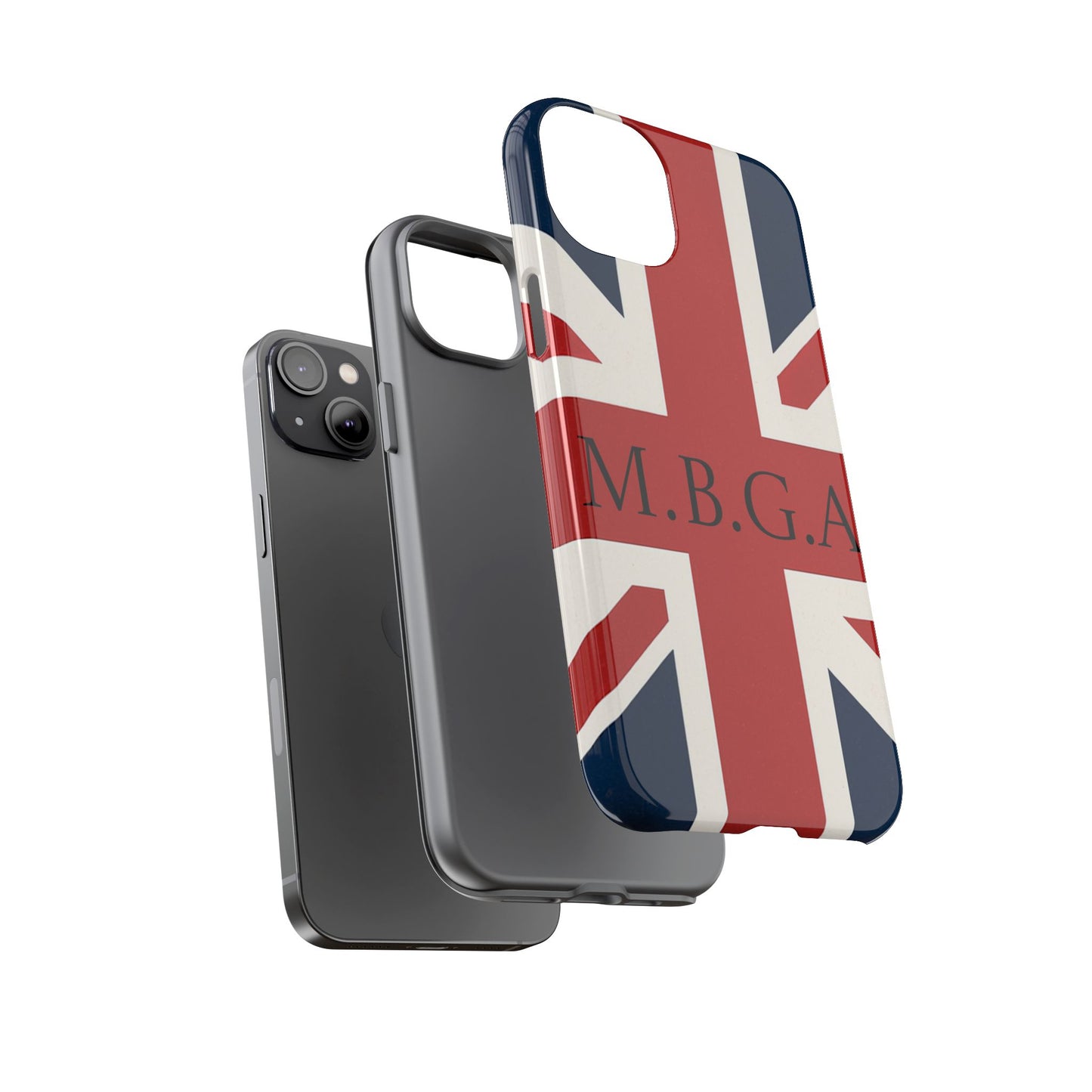 Union Jack Tough Phone Case, MGBA design