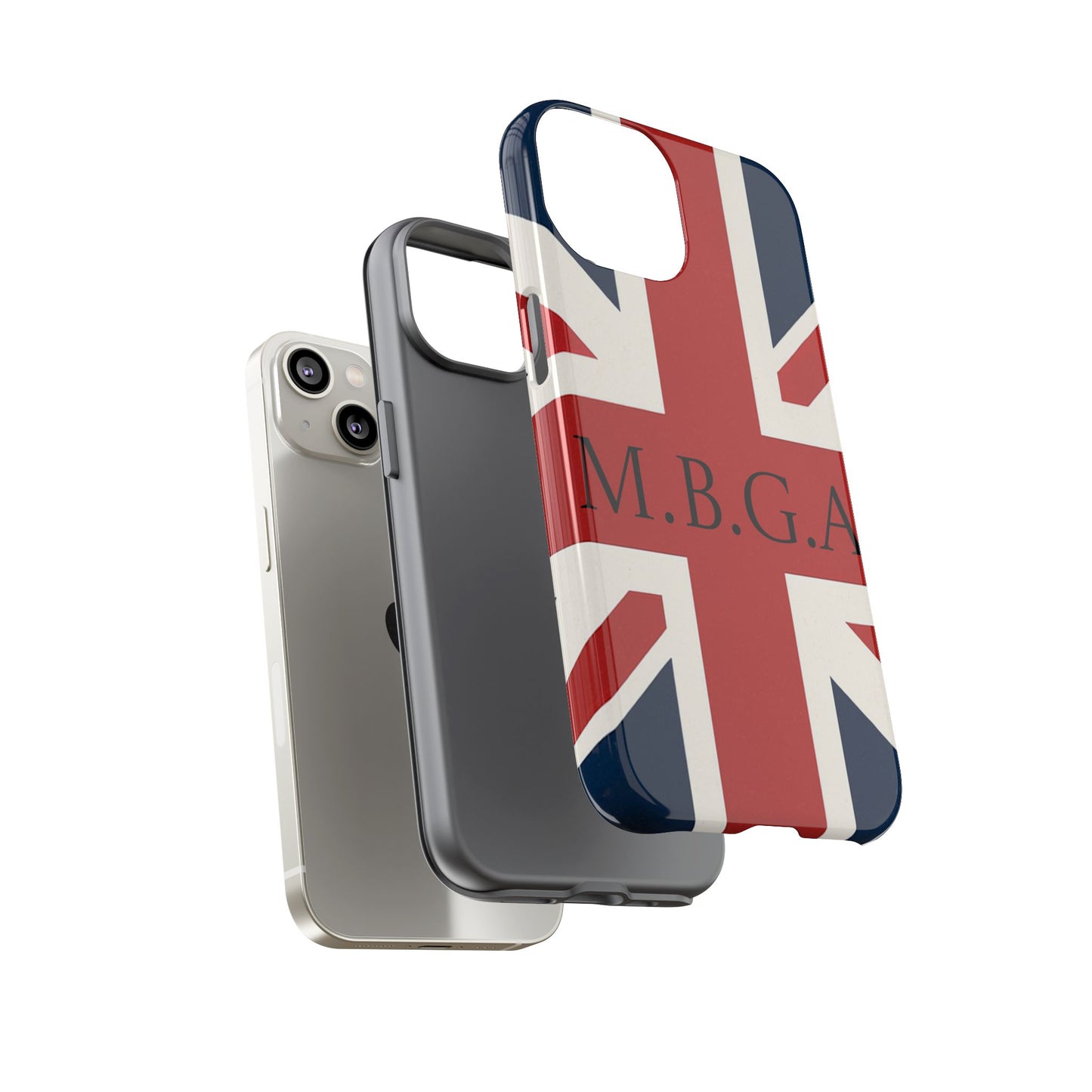 Union Jack Tough Phone Case, MGBA design