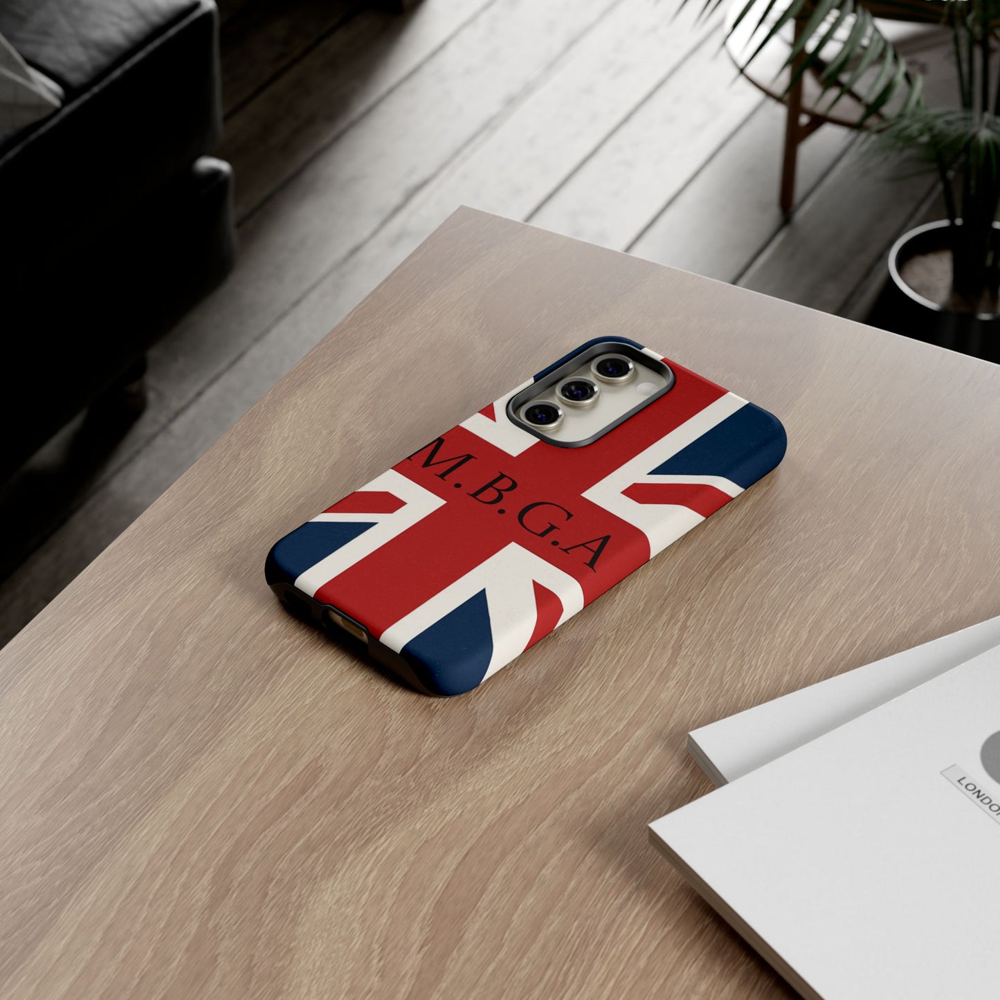 Union Jack Tough Phone Case, MGBA design