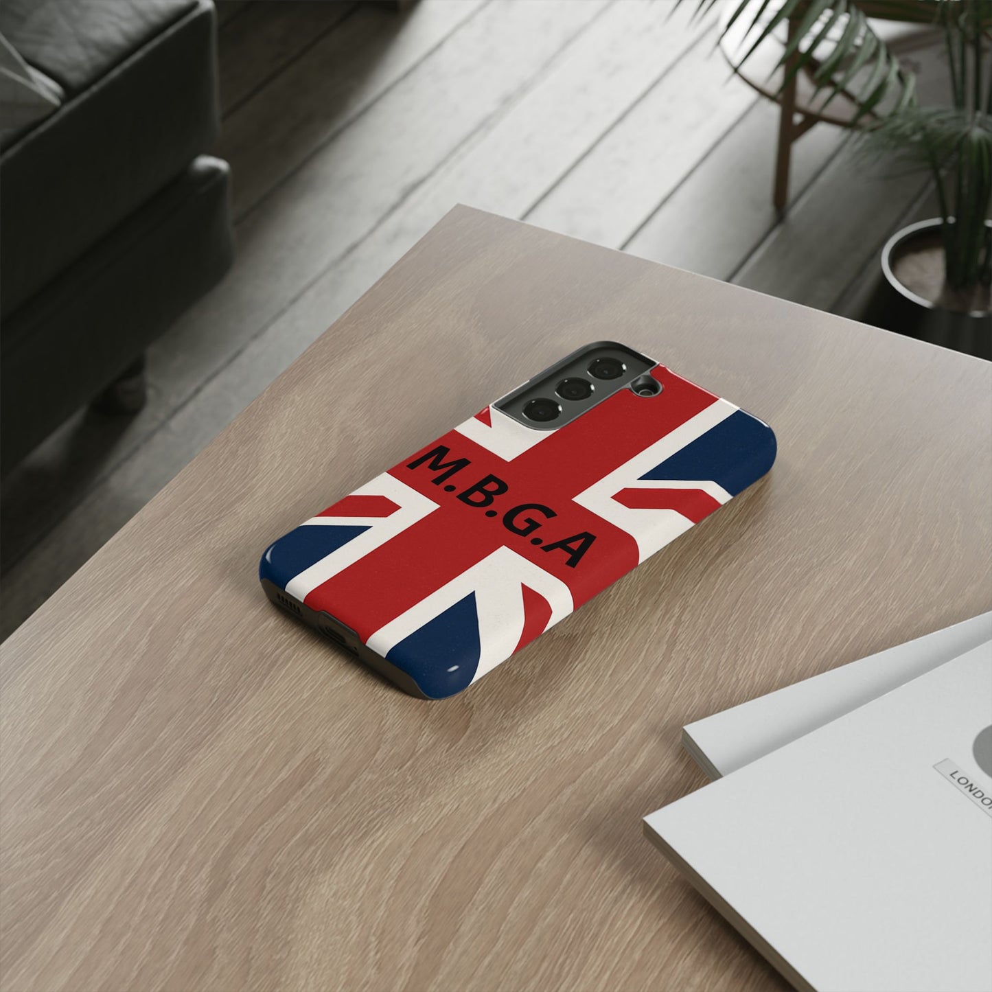 Union Jack Tough Phone Case, MGBA design
