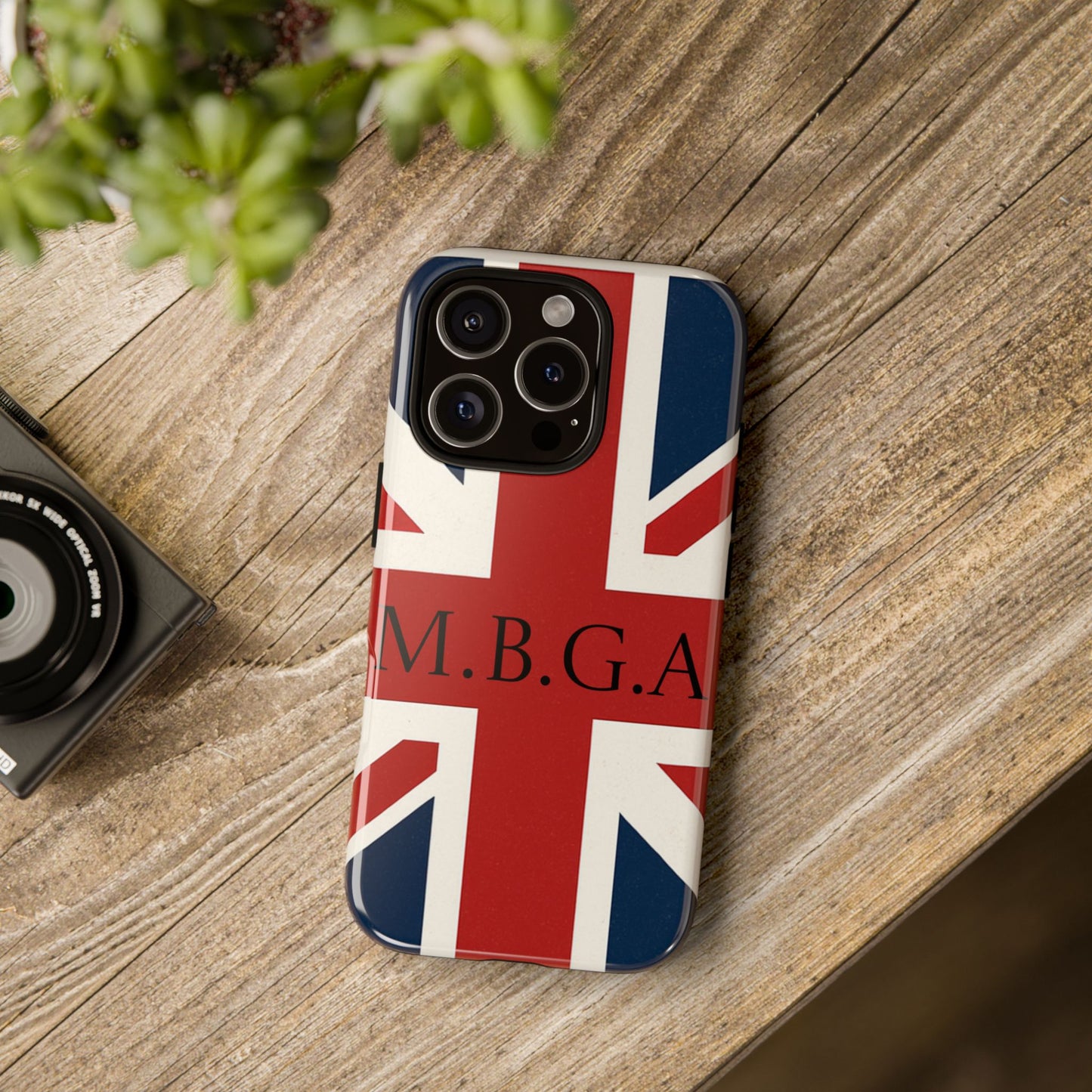 Union Jack Tough Phone Case, MGBA design