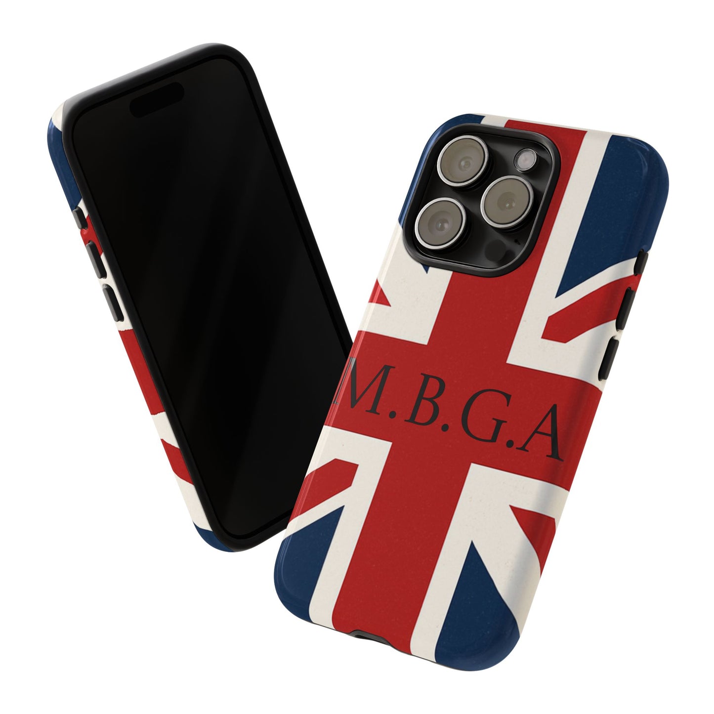 Union Jack Tough Phone Case, MGBA design