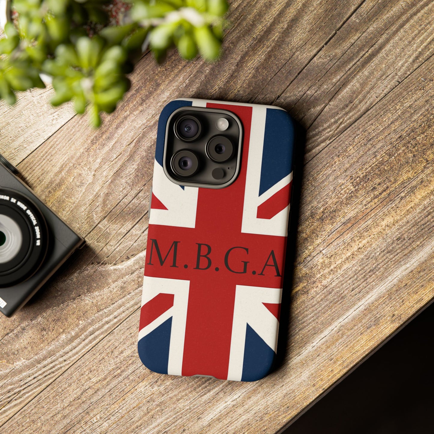 Union Jack Tough Phone Case, MGBA design