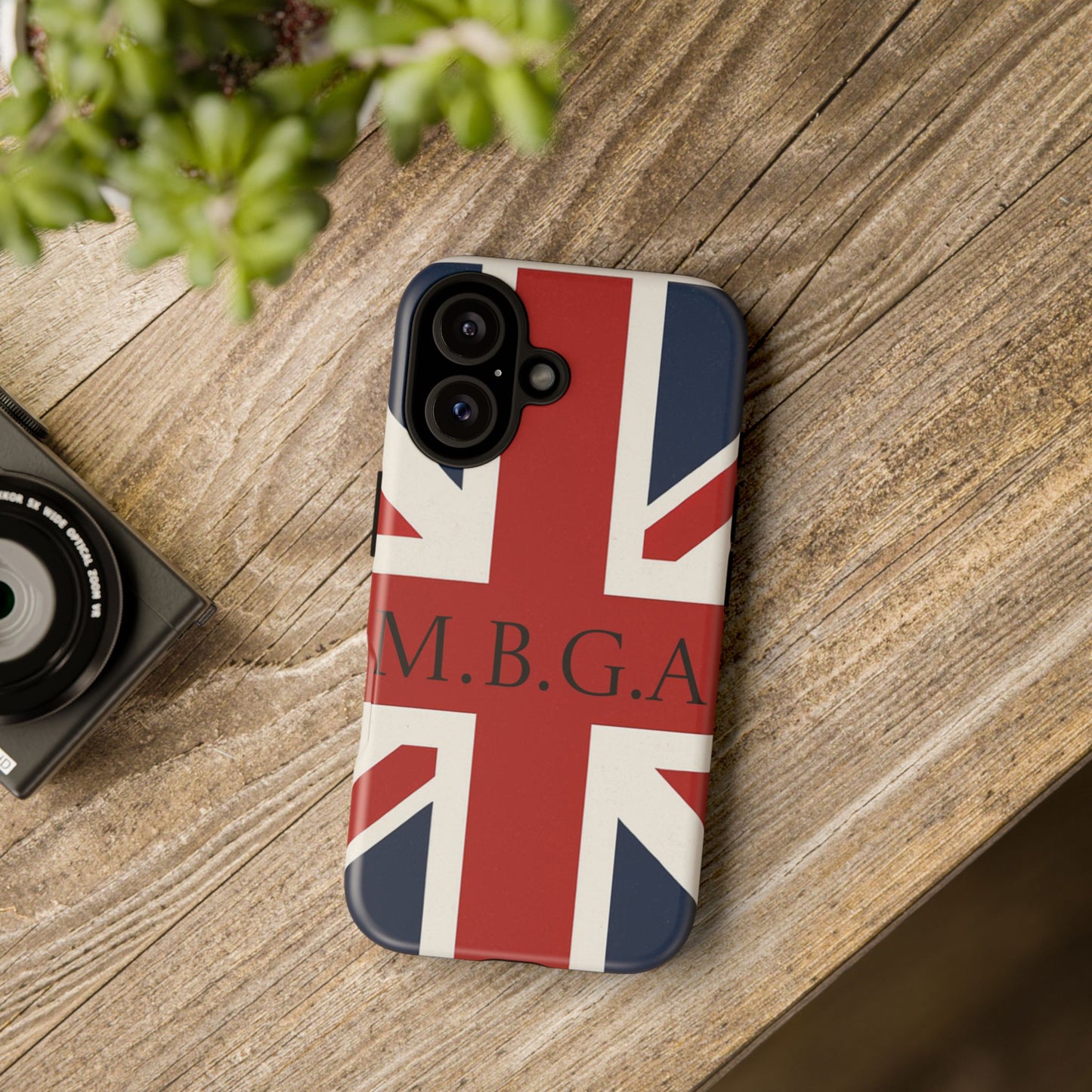 Union Jack Tough Phone Case, MGBA design