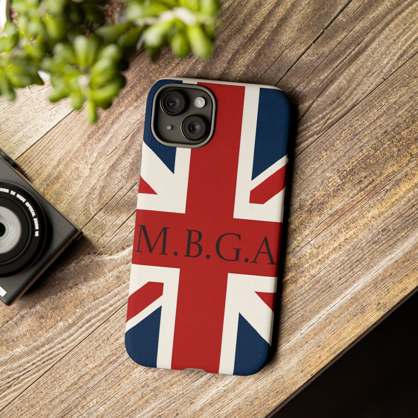 Union Jack Tough Phone Case, MGBA design