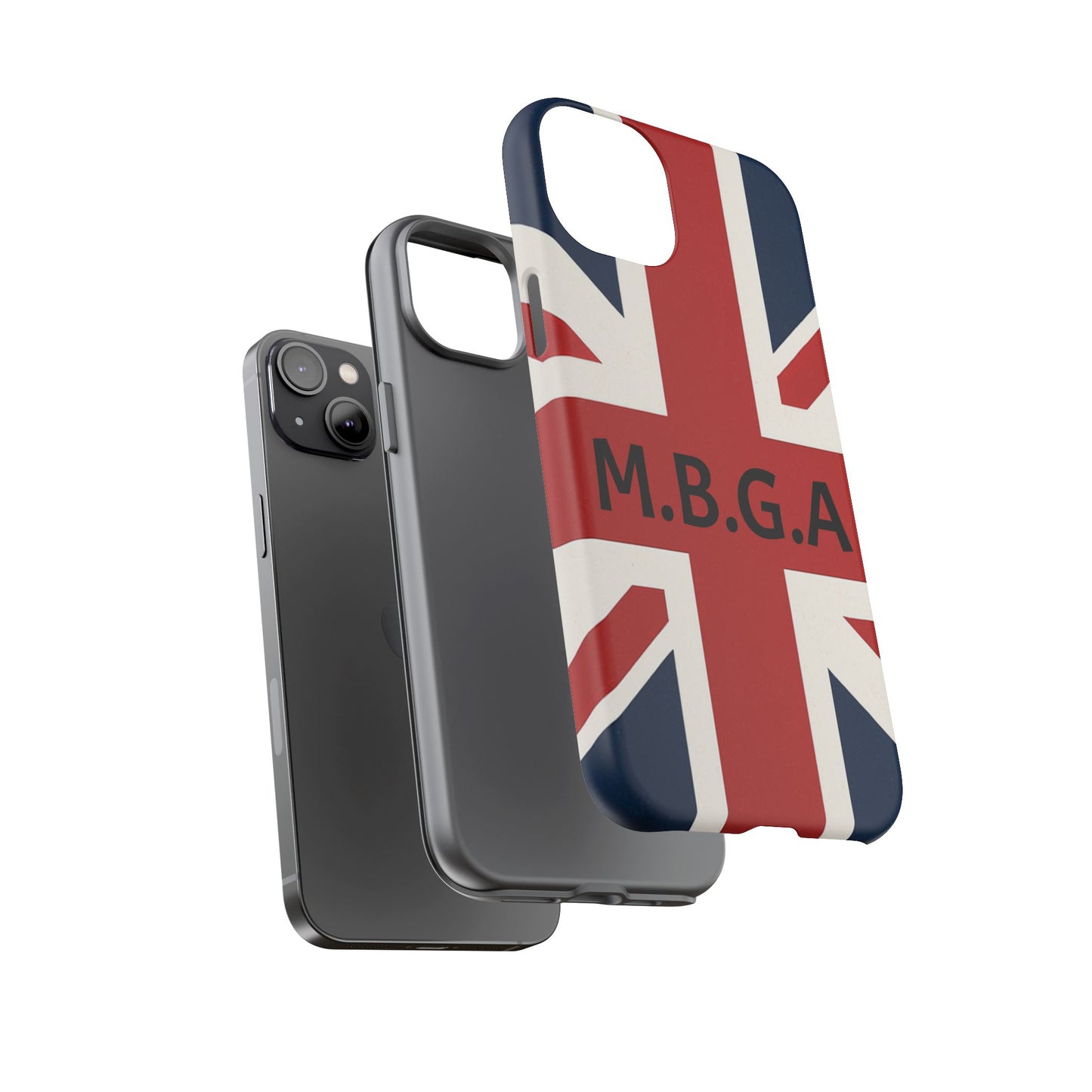 Union Jack Tough Phone Case, MGBA design