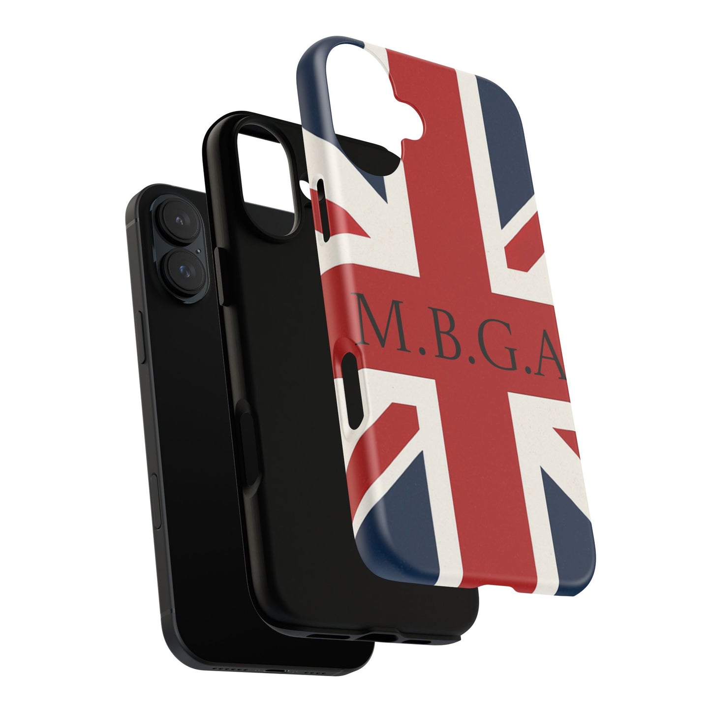 Union Jack Tough Phone Case, MGBA design
