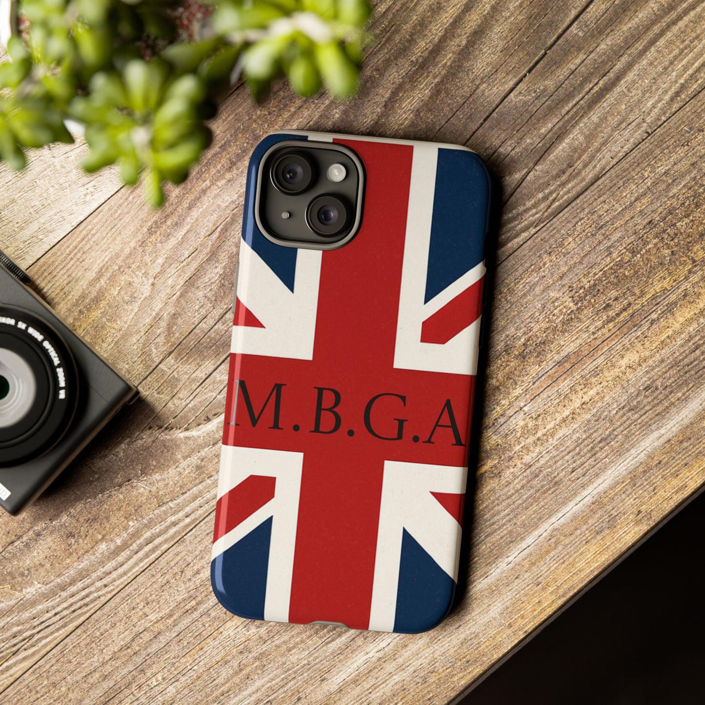 Union Jack Tough Phone Case, MGBA design