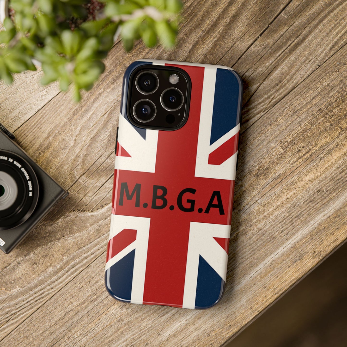 Union Jack Tough Phone Case, MGBA design