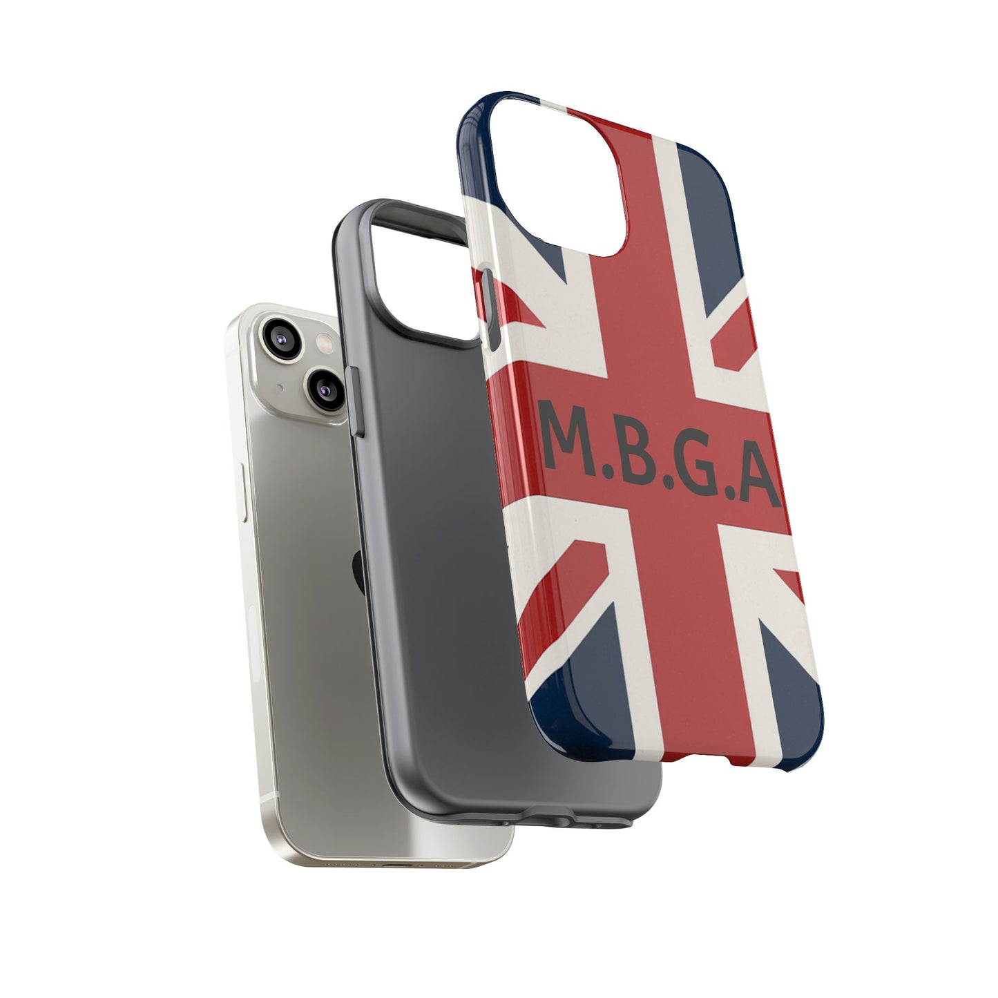 Union Jack Tough Phone Case, MGBA design