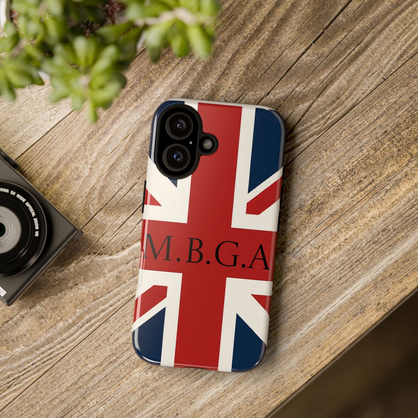 Union Jack Tough Phone Case, MGBA design