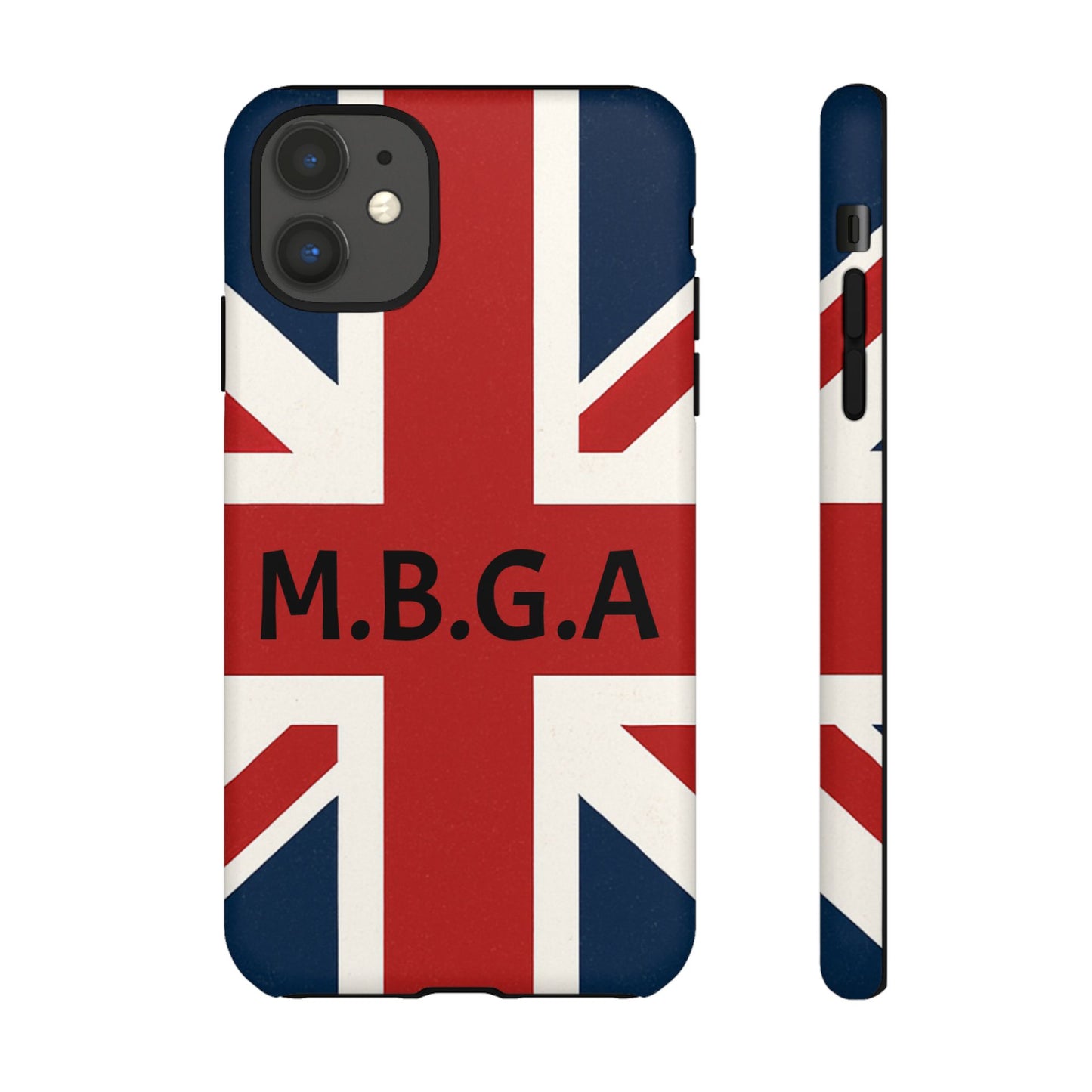 Union Jack Tough Phone Case, MGBA design