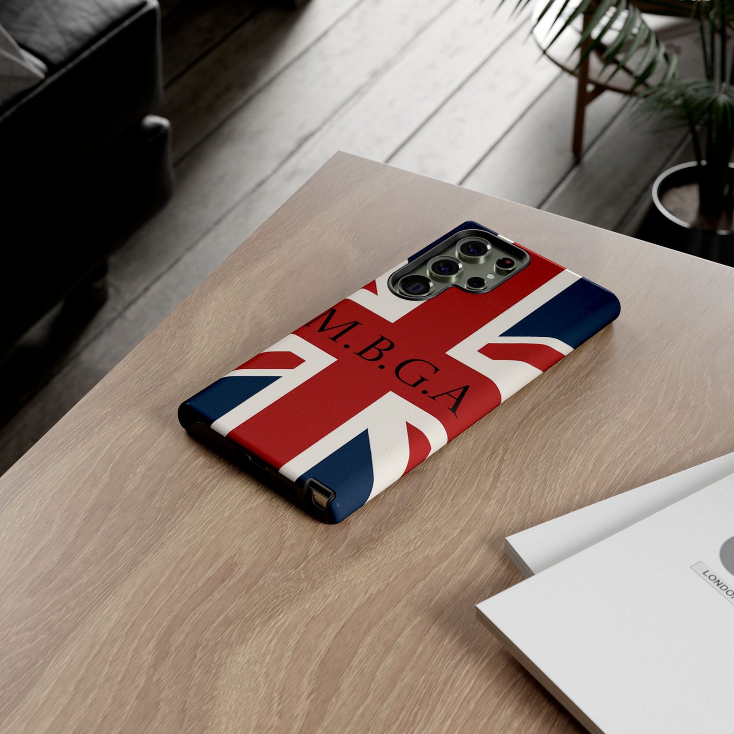Union Jack Tough Phone Case, MGBA design