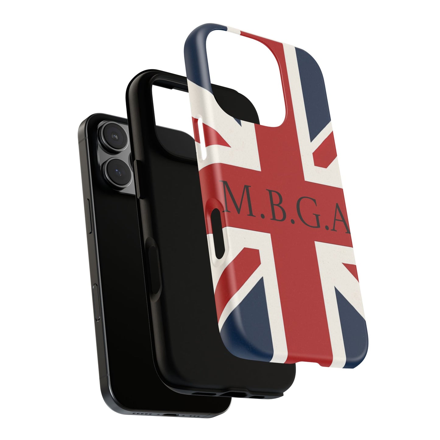 Union Jack Tough Phone Case, MGBA design