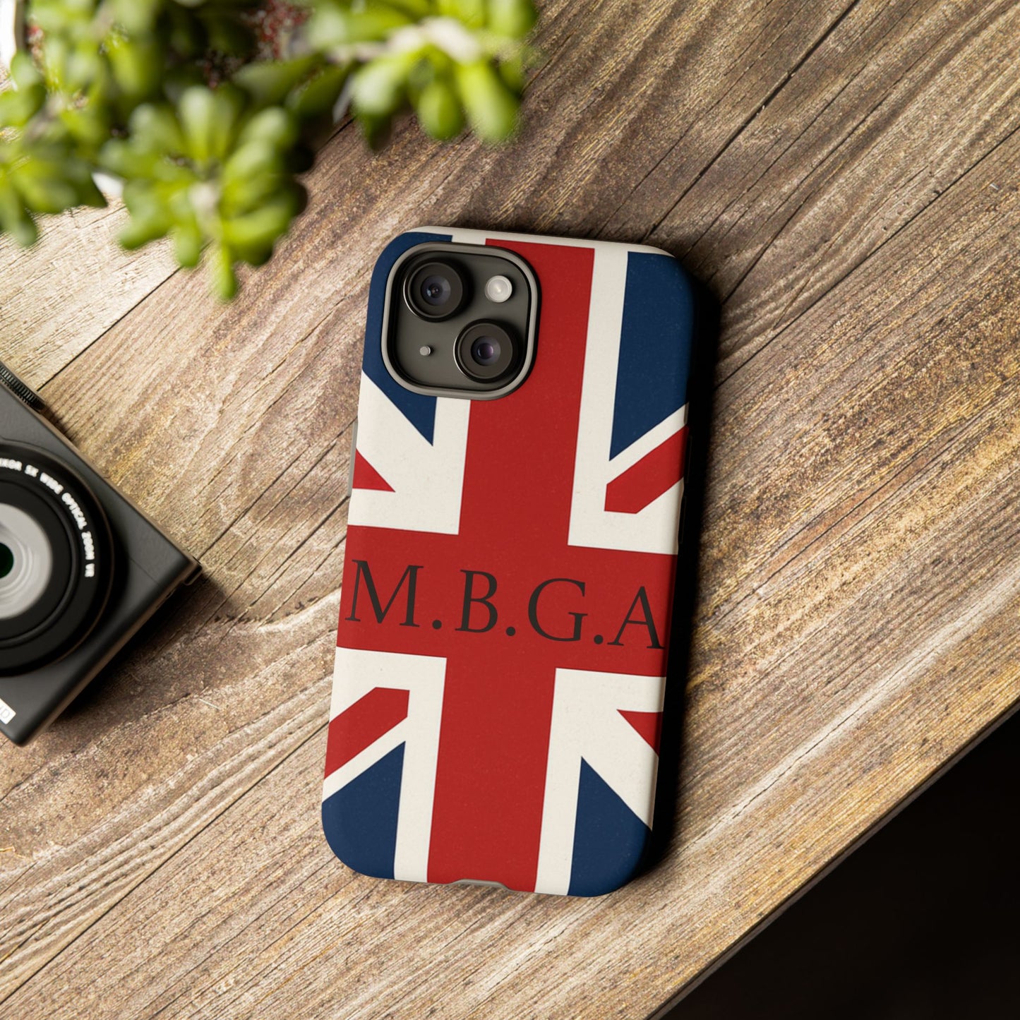 Union Jack Tough Phone Case, MGBA design