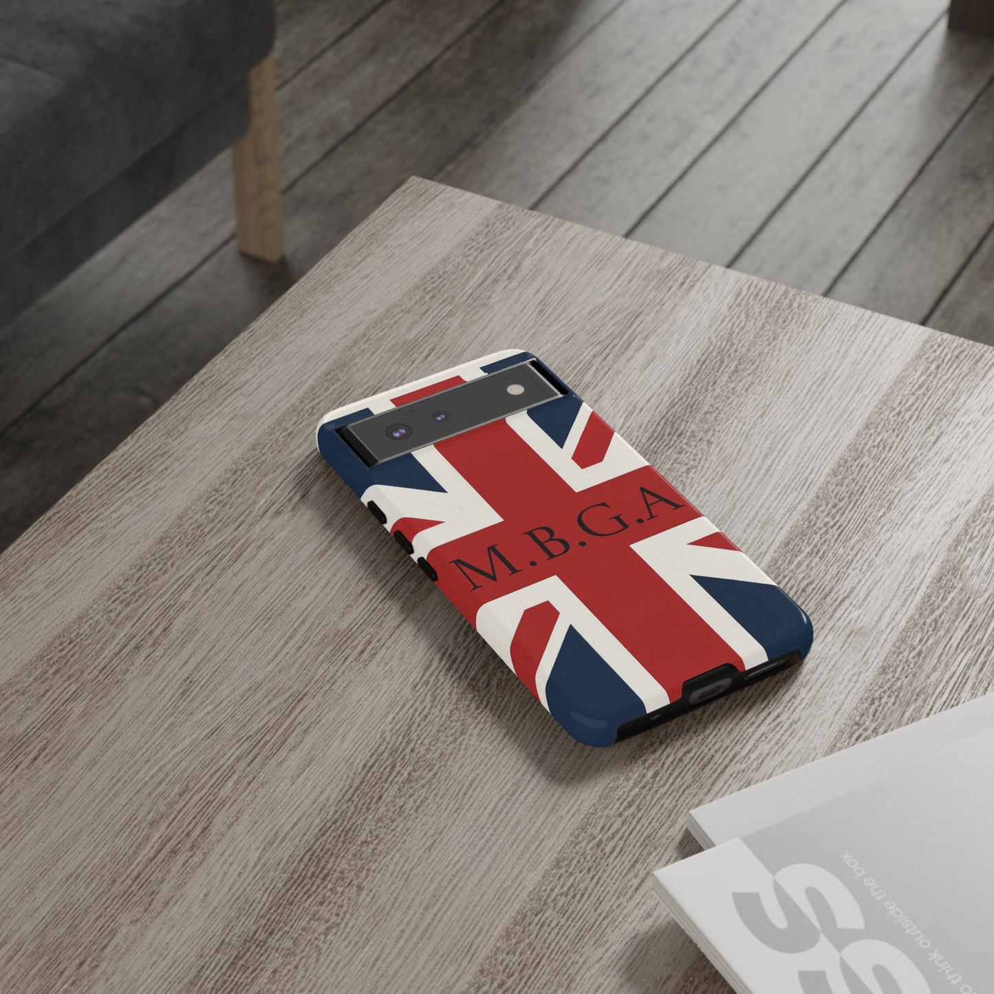 Union Jack Tough Phone Case, MGBA design