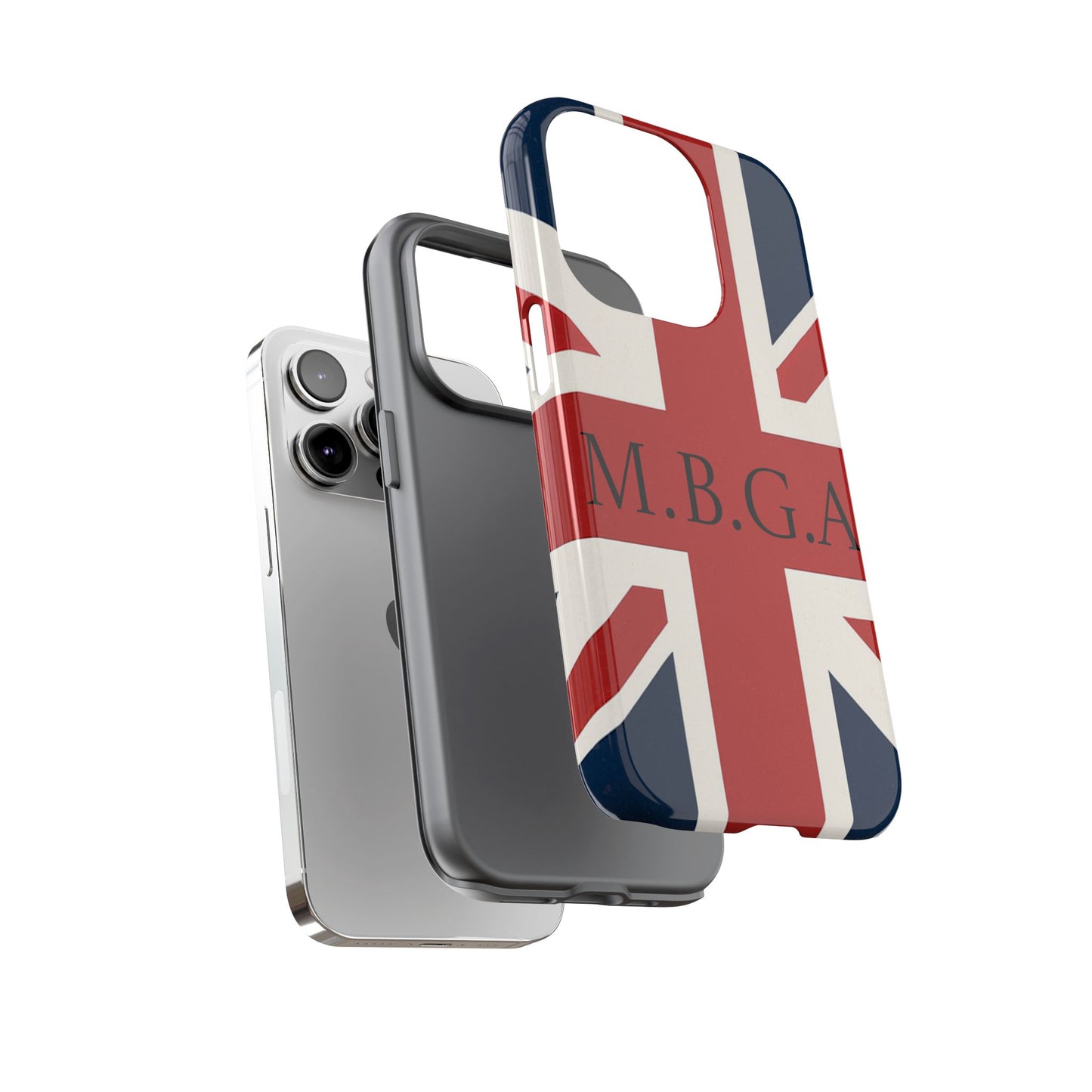 Union Jack Tough Phone Case, MGBA design