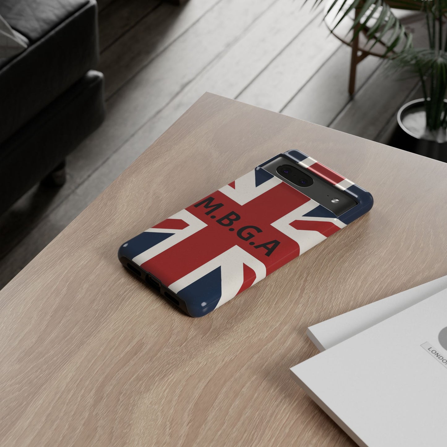 Union Jack Tough Phone Case, MGBA design