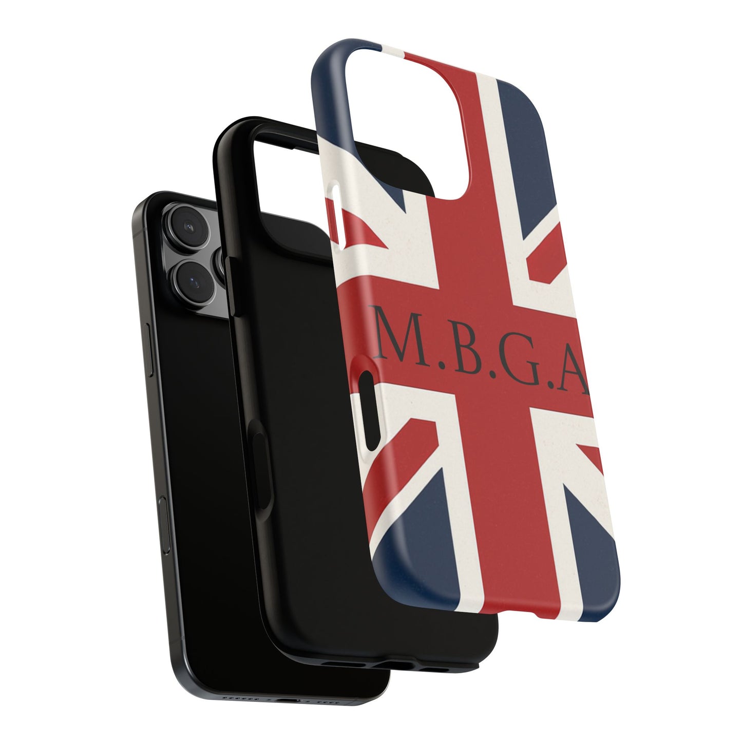 Union Jack Tough Phone Case, MGBA design