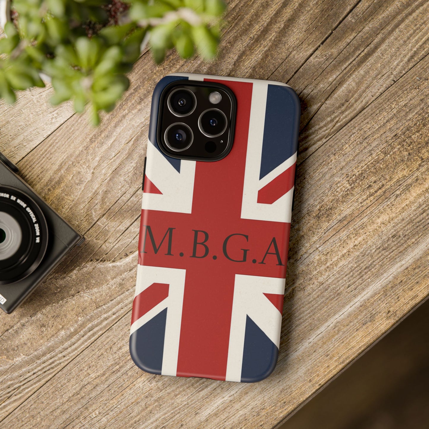 Union Jack Tough Phone Case, MGBA design