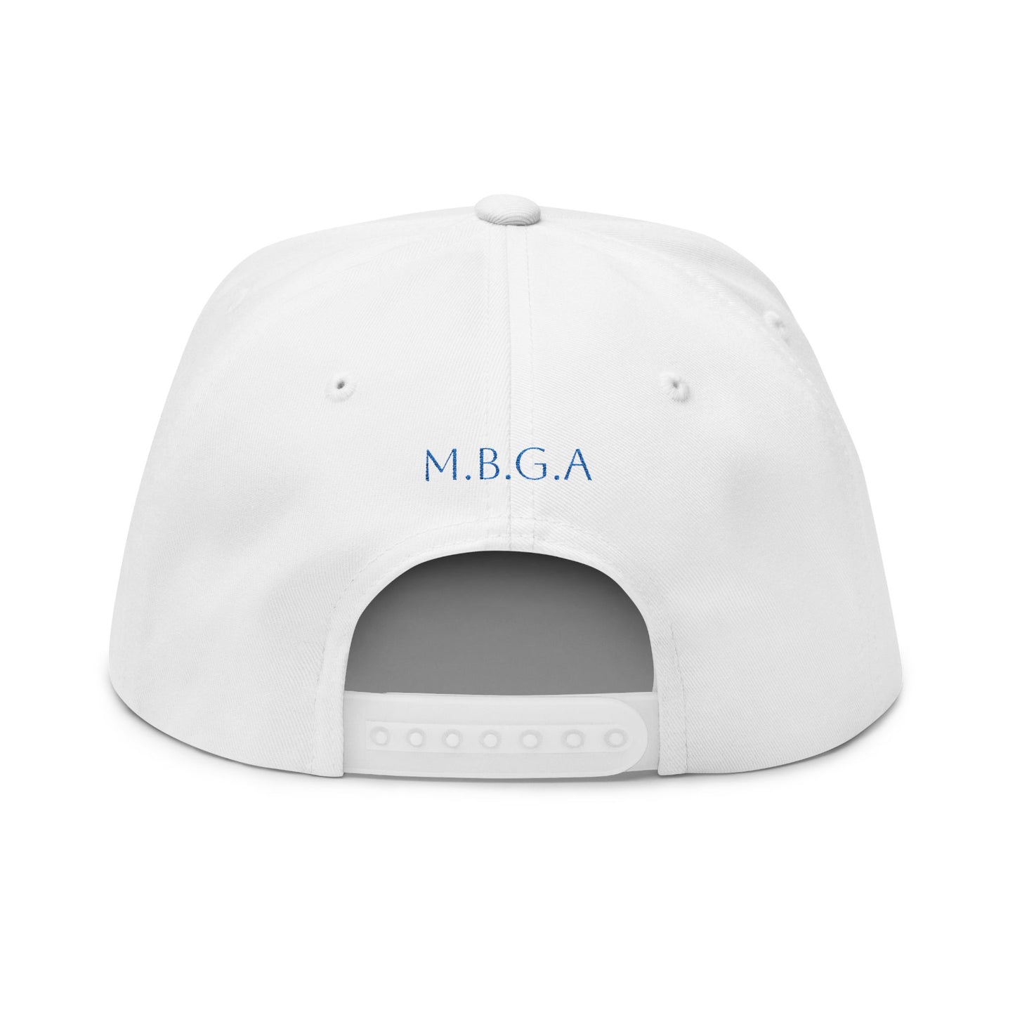 MBGA flat bill cap (EMBROIDERED)