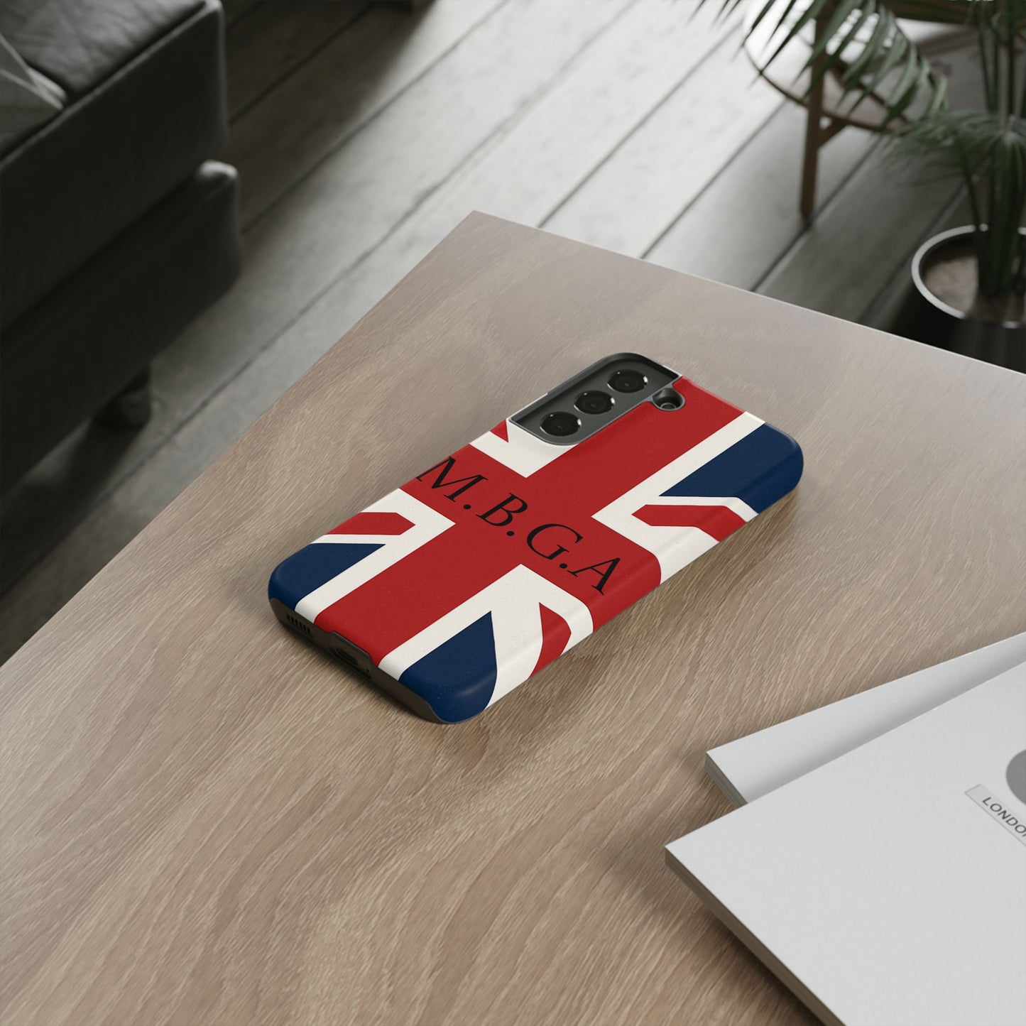Union Jack Tough Phone Case, MGBA design