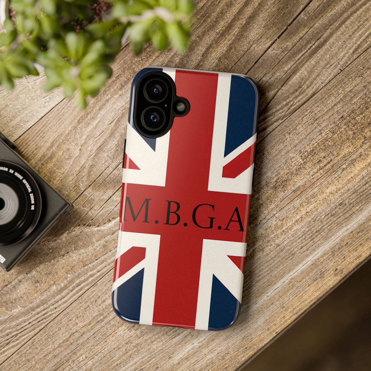 Union Jack Tough Phone Case, MGBA design