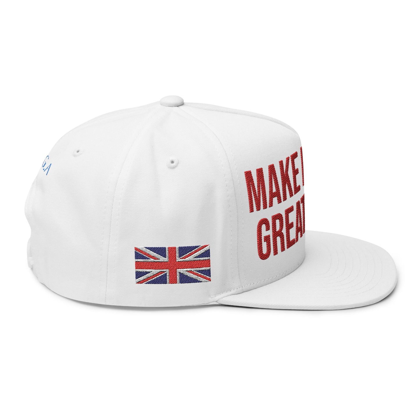MBGA flat bill cap (EMBROIDERED)