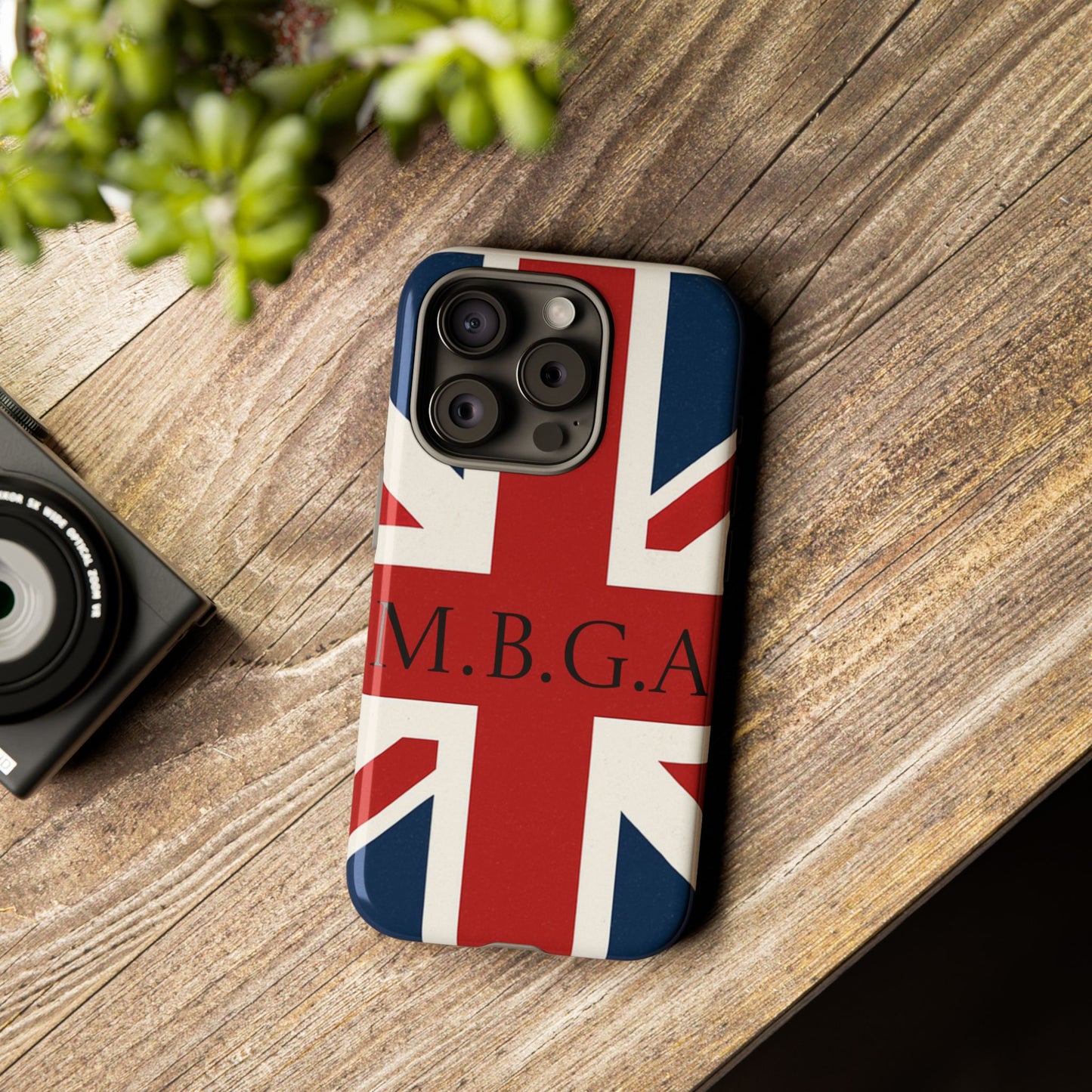 Union Jack Tough Phone Case, MGBA design