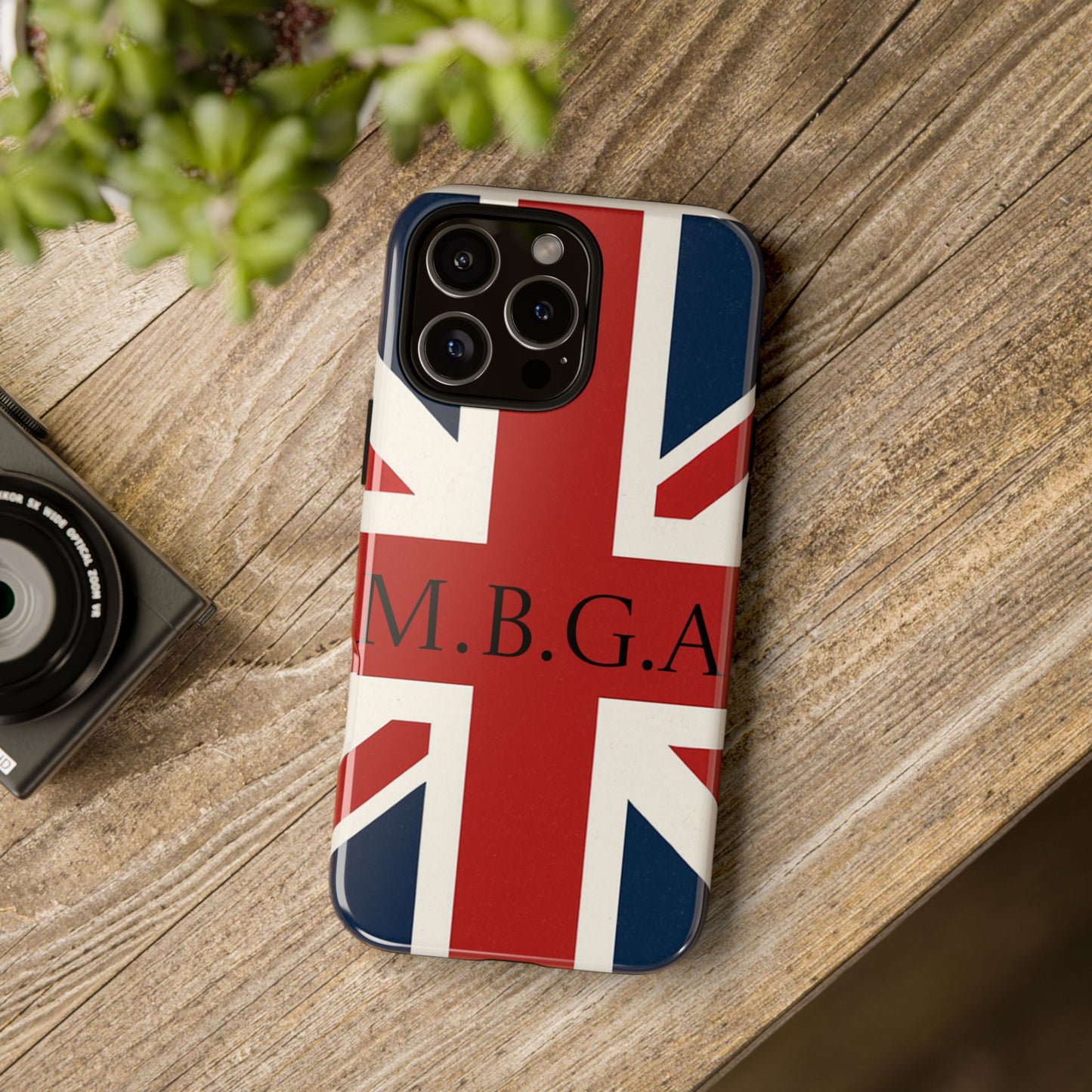 Union Jack Tough Phone Case, MGBA design