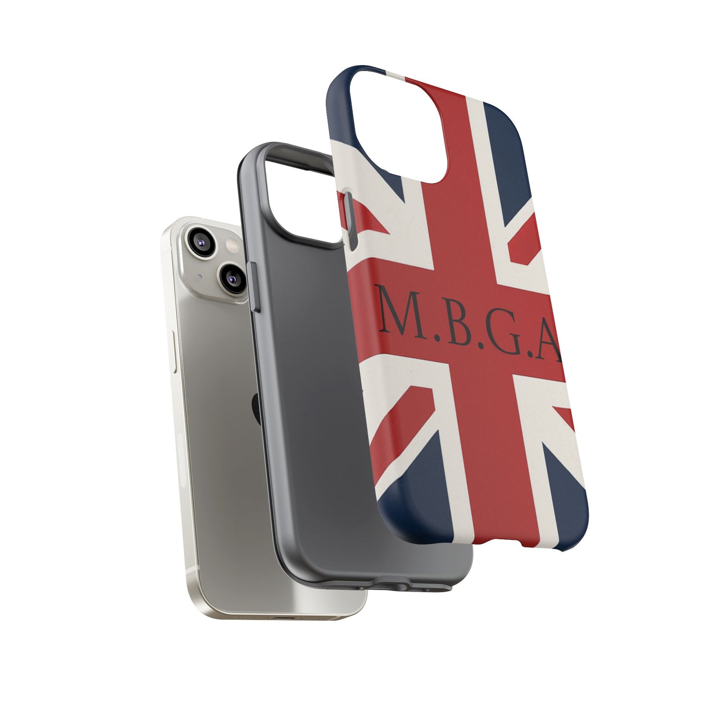 Union Jack Tough Phone Case, MGBA design