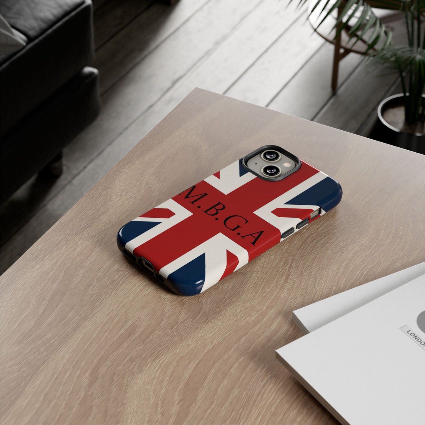 Union Jack Tough Phone Case, MGBA design